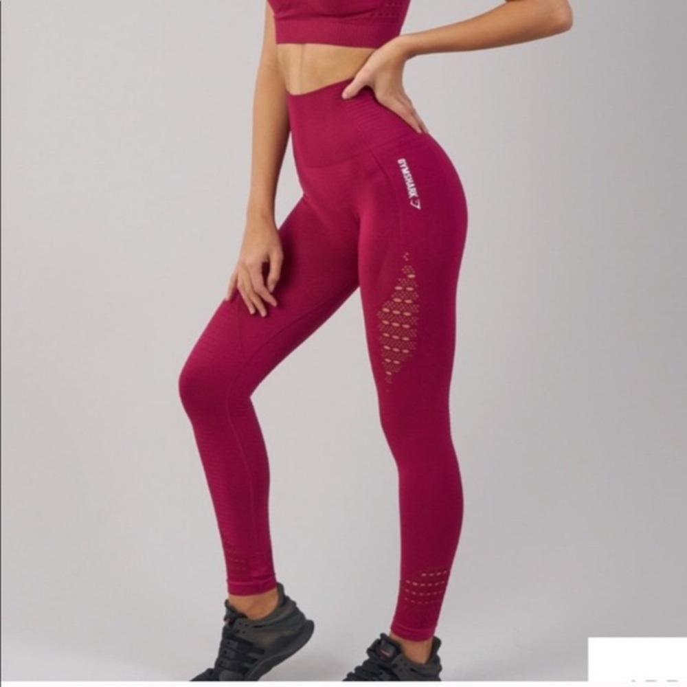 Gymshark energy seamless in beet size S